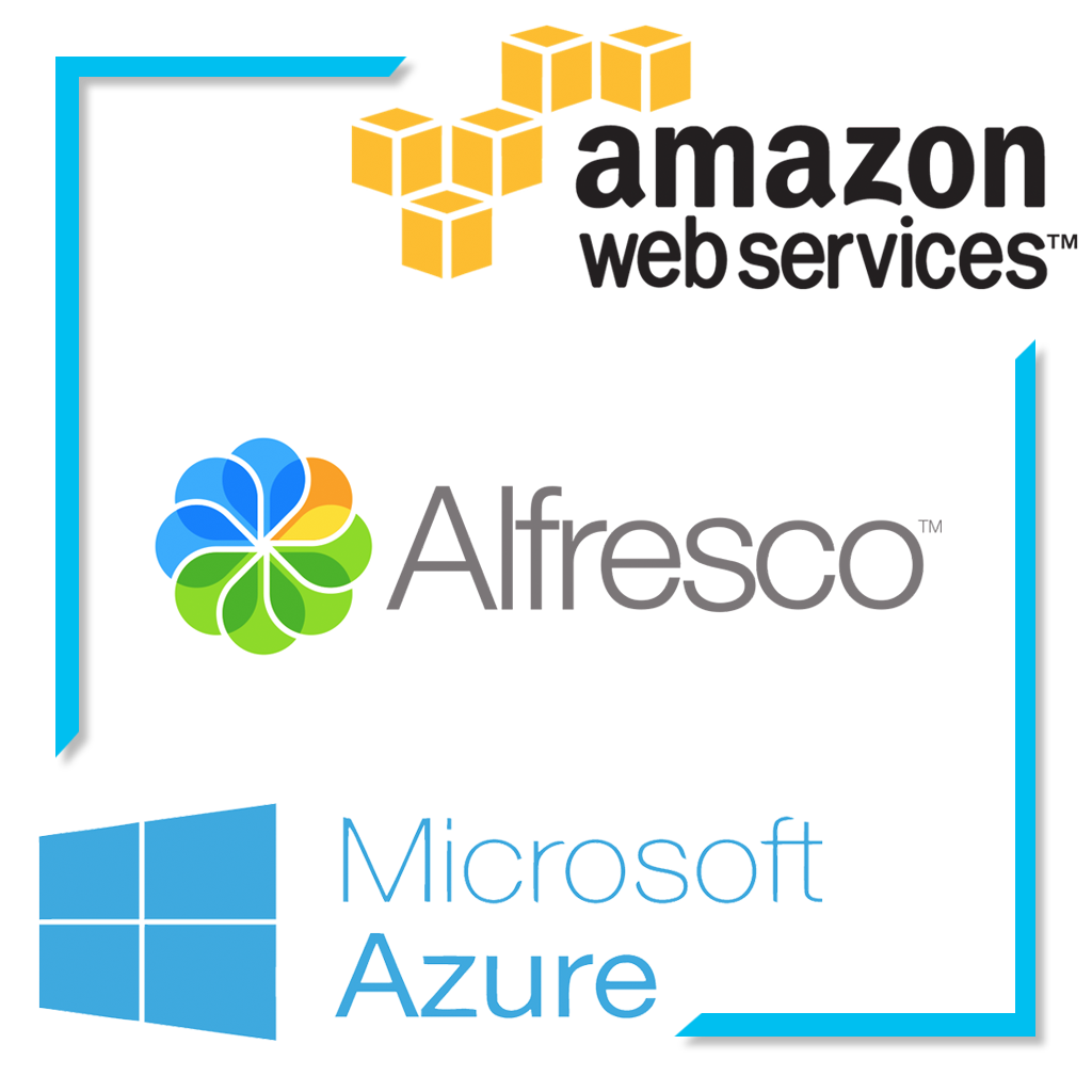 Amazon - Azure - Alfresco